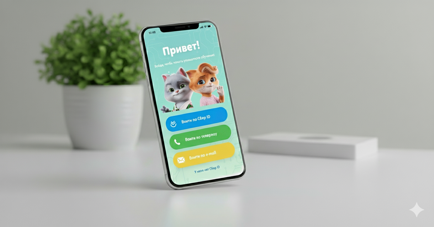 Экран входа в приложение